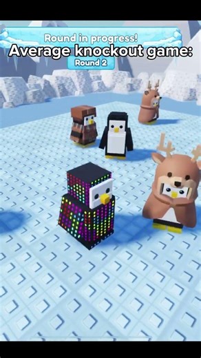 Average game of knockout: #roblox #knockout #gaming