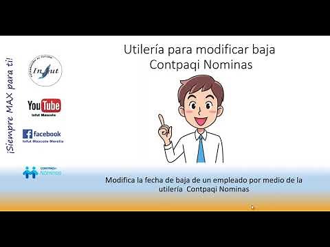 Utilería para modificar baja de un empleado Contpaqi Nominas