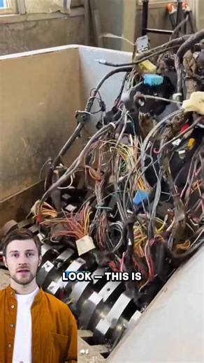 This machine turns old cables into pure, reusable copper. 🔧♻️ As the cables are shredded, the copper is separated from the plastic and rubber coating — leaving both materials ready for recycling. A smart and efficient process that gives new life to valuable metal. #CopperRecycling #MetalRecovery #SustainableIndustry #RecyclingTech #EcoInnovation | Factsteacher
