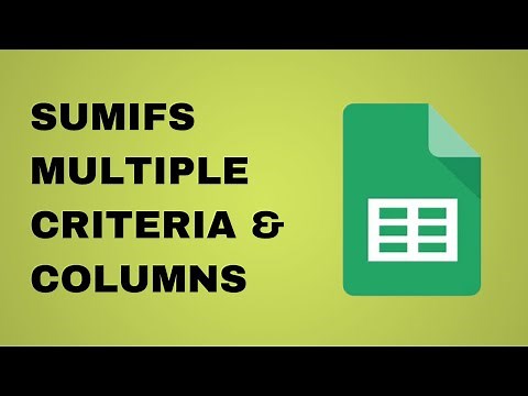 Excel Sumifs multiple columns multiple criteria
