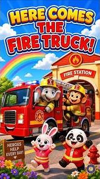 Heroes Help Every Day | Fire Truck Song for Kids & Babies #nurseryrhymes #shorts