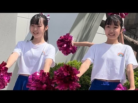 縦 チアダンスRAINBOW鳥取 ⑤ 230603 鳥取まちなかビアフェスタ/風紋広場