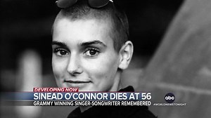 Irish singer-songwriter Sinéad O'Connor has died at age 56. The talented yet complicated artist rose to fame in her 20s with her cover of Prince's "Nothing Compares 2 U." Eva Pilgrim has more on O'Connor's life and legacy. https://abcn.ws/44FaZUT | ABC World News Tonight with David Muir