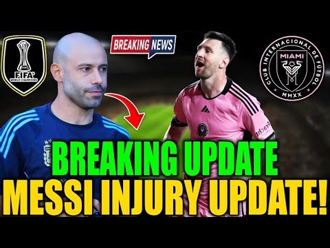 BREAKING Messi Coach Reveals Major Update on His Condition After MLS Clash ⚽🔥