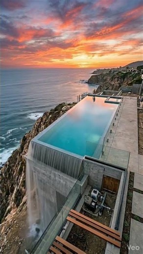 Luxury Infinity Pool Overlooking the Ocean From Construction to Paradise