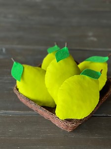 Lemon Bowl Fillers Fabric Lemons Lemon Kitchen Decor Summer Decor Farmhouse Tiered Tray Decor Lemons Decor Plush Lemon Rustic Summer Decor - Etsy Canada