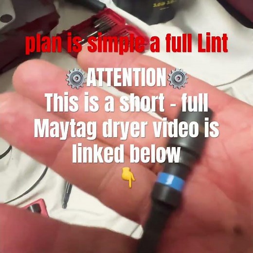 Maytag 3000 Dryer Repair Lesson - Lint Clean Idler Pulley Replacement (Winnipeg)