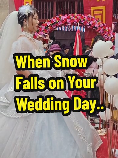 Unforgettable Snowy Wedding Celebration