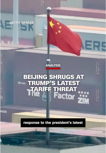 China vows to retaliate with countermeasures if US President Donald Trump imposes a new 100% tariffs. CNN’s Steven Jiang reports. #CNN #News