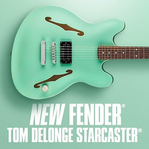 Stop watching, waiting and commiserating! Pick up the new Fender Tom DeLonge Starcaster and dive into stellar riffs. | Guitar Center