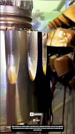 High-Precision Gear Cutting Process Using Industrial Hobbing Machine