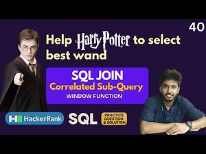 40) Ollivander's Inventory | Hackerrank sql questions | SQL | sql tutorial | sql full course