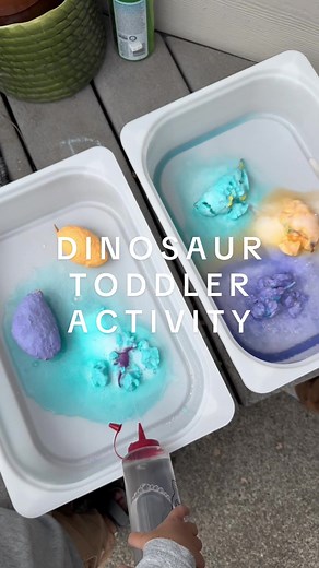 Dinosaur Magic Sensory Activity for Kids
