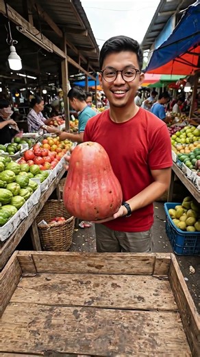 Crisp and refreshing ROSE APPLE straight from the tree! #RoseApple #TropicalFruit #FruitHarvest
