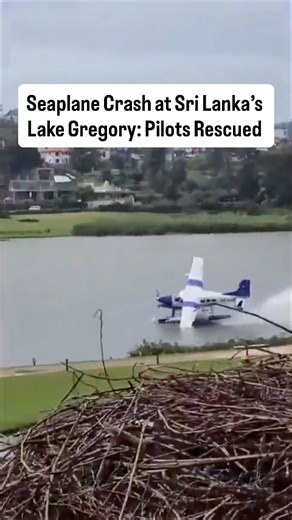 A Cinnamon Air Cessna 208 Caravan seaplane was involved in an accident during landing at the Lake Gregory Water Aerodrome in Nuwara Eliya, Sri Lanka, earlier today. Local media reports indicate that both pilots on board sustained injuries and were transported to Nuwara Eliya District Hospital for treatment. Authorities confirmed the aircraft had arrived to collect tourists visiting the hill-country resort town. The pilots were quickly rescued from the lake by nearby boat operators conducting rec