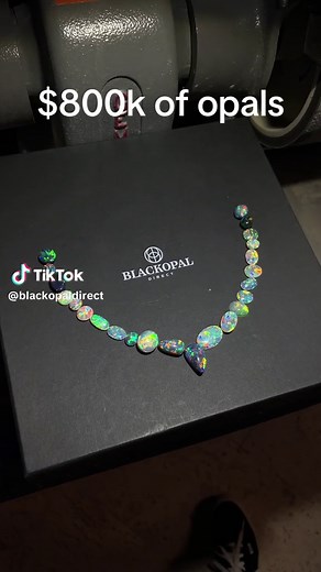 $800k Gem Opal Necklace: Justin's Private Collection
