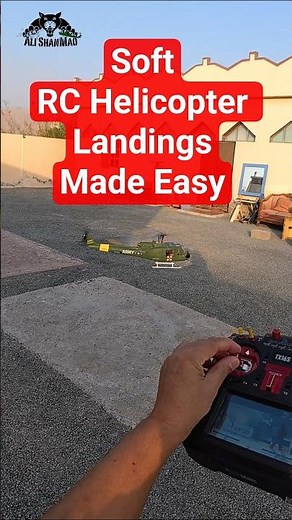Smooth Landing Guide — FlyWing Huey UH1 with H ACE Scale Controller 🚁 #shorts