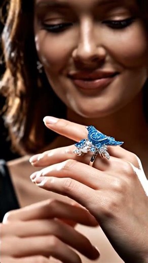 When Jewelry Becomes Art – Blue Bird Diamond Ring