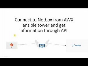 Connect to Netbox from AWX ansible tower and get information through API.