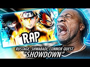 THE ANIME TRIO! | PROTAGONIST, RIVALS & VILLAINS RAP | Showdown | RUSTAGE ft Shwabadi & Connor Quest