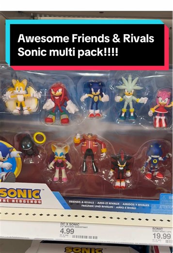 New Sonic Friends and Rivals Figures Pack