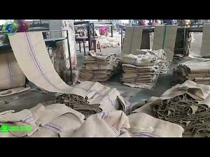 EXPORT QUALITY JUTE GUNNY SACK PRODUCTION INSIDE JUTE MILLS FROM BANGLADESH #JuteGunnySack