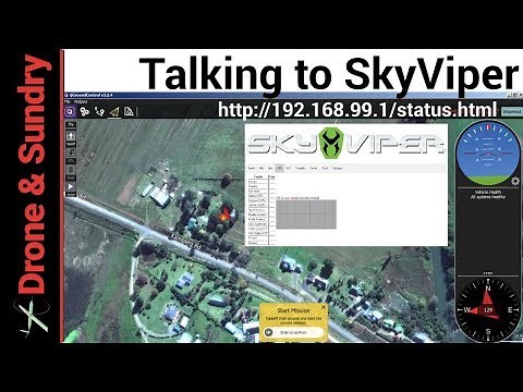 How to connect the SkyViper V2450 GPS browser based Ardupilot configuration and QGroundControl