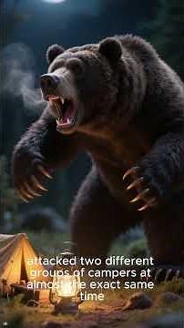 The Real Grizzly Night: The 1967 National Park Massacre 🐻⛺ #GrizzlyNight #truestory #horrorfacts