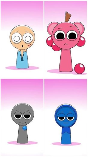 Sprunky Oddbobs bubble,Oddbobs Newt, Oddbobs Zee Phase 1 #sprunki #animation #funny #sprunkioc#2025