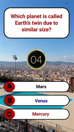 Which planet is called Earth’s twin due to similar size | SmartGlobalGK | GK Quiz