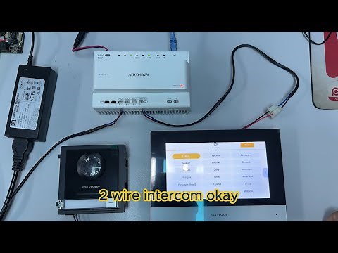 Hik Vision: 2-wire IP Video Intercom DS-KIS702Y-P Introduction, Wiring & Setup