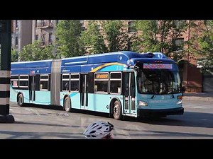 2018 New Flyer XN60 Action on the Bx6 Select Bus Service