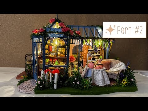 ✨ DIY Miniature Cake Shop & Tea Shop Diorama 🏠 | Step-by-Step Craft Tutorial 🍰Part 2