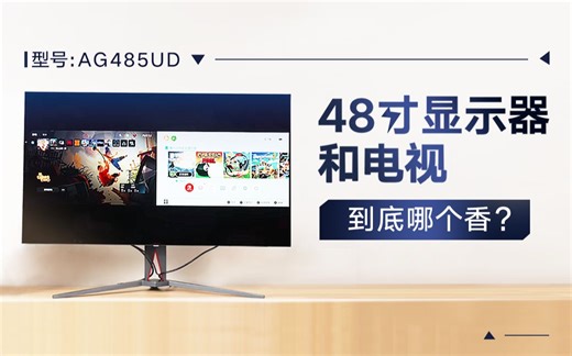 【爱测评】48寸的显示器和48寸的电视到底哪个更香一点？