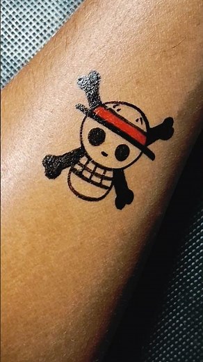 Simply Inked One Piece ☠️ Tattoo Art Idea......#tattoo #art #onepiece #ink #shorts #trending #viral