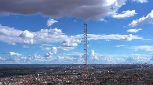 High-altitude Drone Descent Framing Slender Steel Stock Footage Video (100% Royalty-free) 3975959043 | Shutterstock