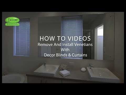 How to Remove & Install Aluminium Venetian Blinds? - DIY with Decor Blinds and Curtains
