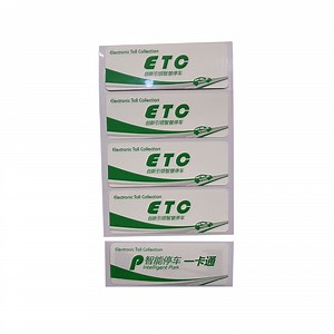 [Hot Item] RFID Windshield Tag Anti-Counterfeiting UHF RFID Stickers for Vehicle Windshield Barcode