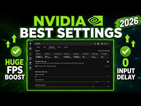 Best Nvidia App Settings for MAX Performance in 2026📈