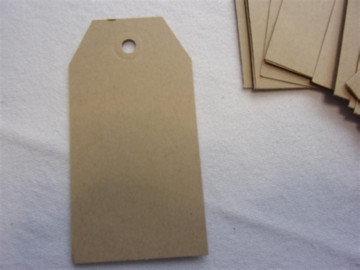 Brown Kraft Tags, Set of 24, Blank, Craft Tags, Journal Tags, Scrapbook Tags,