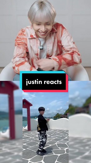 Justin reacting to