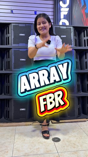 SISTEMA ARRAY ACTIVO EN LA MARCA FBR ✔️ 2 altavoces de graves de 10", 4 altavoces de medios de 6,5", 2 altavoces de agudos de 1,76". ✔️ Respuesta en frecuencia (-10 dB): 56 Hz - 20 kHz ✔️ Respuesta en frecuencia ( /-3dB) 70Hz-20KHz ✔️ Sensibilidad del sistema (1W@1M) HF:116dB/MF:100dB/LF:100dB ✔️ Nivel máximo de presión sonora HF:136dB/MF:126dB/LF:126dB ✔️ Potencia RMS HF: 150 W / MF: 280 W / LF: 300 W x 2 ✔️ Potencia RMS máxima HF: 300 W / MF: 560 W / LF: 600 W x2 ✔️ Método de cobertura 100° x 