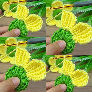 72K views · 1K reactions | Wonderfull..I Made a Very Beauty Tunisian Crochet Flowers Beginners *online Tutorial* #crochet | Desing Knitting world | Facebook