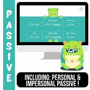 Passive Voice Made Easy with Google Slides | Impersonal and Personal Passive