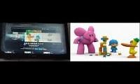 Mix of 2 videos from youtube : (The last video) pocoyo up to faster 90