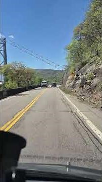 Enjoying the Hudson Valley Goat Trail and Bear Mountain Bridge. 🌎 #newyork #scenic #dashcam