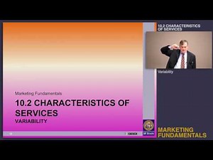 Topic 10.2 Characteristics of services - Variability