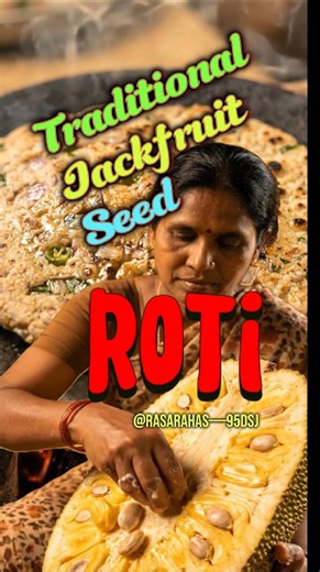 Traditional Jackfruit Seed Roti #viral #food #cooking