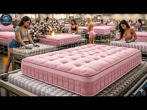 Inside the Factory The Incredible Process of Making Premium Spring Mattresses (Full Process)