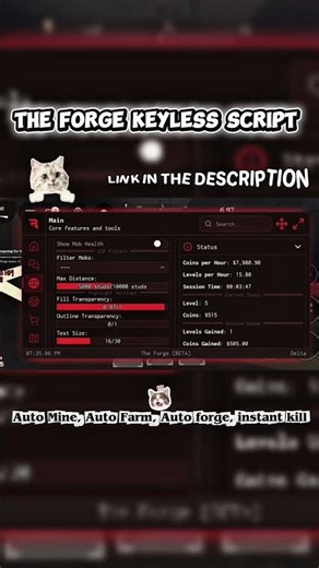 THE FORGE KEYLESS SCRIPT| OP AUTO FARM, AUTO FORGE,AUTO SEL#robloxscripts #robloxtheforge #theforge